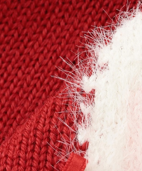 KP（ケーピー）の「mimiちゃん 袖ケーブル セーター 【ウォッシャブル】（ニット/セーター・キッズ・ピンク/レッド・120cm/130cm/90cm/100cm/140cm/110cm）」の10枚目の写真