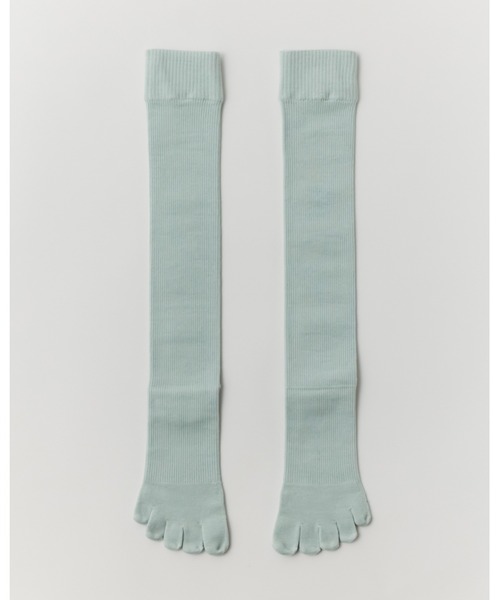 UNQUITTE(アンキュイット)の「【UNQUITTE】legitude socks grey アンキュイット 着圧ソックス 5本指(ソックス/靴下・レディース・グレー/チャコール/ブラック/ライトベージュ/ラベンダー/ライトグリーン・22-24cm/22-28cm/M(24cm)/L(25cm))」の6枚目の写真