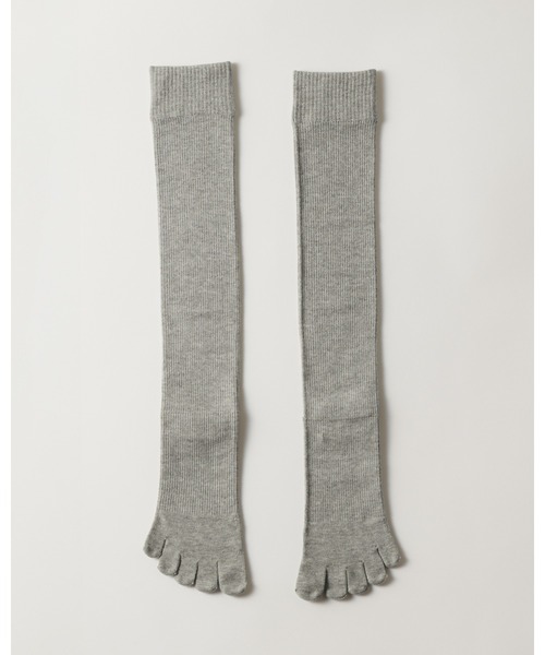 UNQUITTE(アンキュイット)の「【UNQUITTE】legitude socks grey アンキュイット 着圧ソックス 5本指(ソックス/靴下・レディース・グレー/チャコール/ブラック/ライトベージュ/ラベンダー/ライトグリーン・22-24cm/22-28cm/M(24cm)/L(25cm))」の18枚目の写真