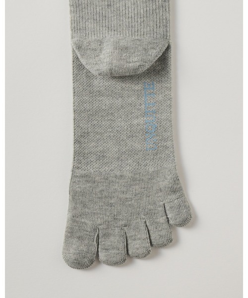 UNQUITTE(アンキュイット)の「【UNQUITTE】legitude socks grey アンキュイット 着圧ソックス 5本指(ソックス/靴下・レディース・グレー/チャコール/ブラック/ライトベージュ/ラベンダー/ライトグリーン・22-24cm/22-28cm/M(24cm)/L(25cm))」の21枚目の写真