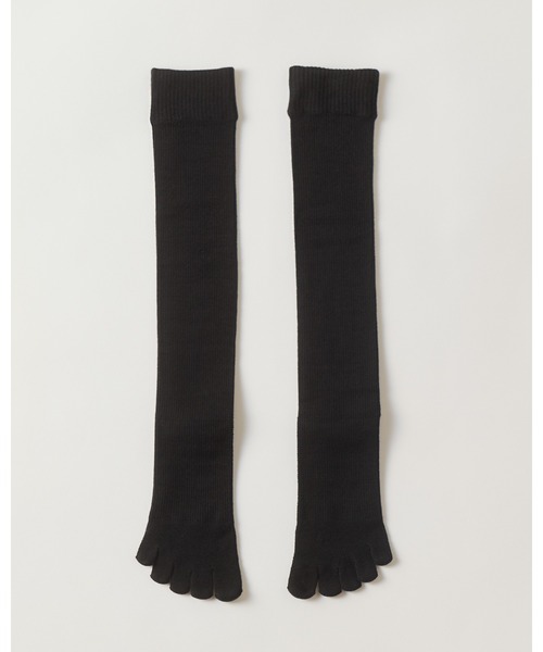 UNQUITTE(アンキュイット)の「【UNQUITTE】legitude socks grey アンキュイット 着圧ソックス 5本指(ソックス/靴下・レディース・グレー/チャコール/ブラック/ライトベージュ/ラベンダー/ライトグリーン・22-24cm/22-28cm/M(24cm)/L(25cm))」の22枚目の写真
