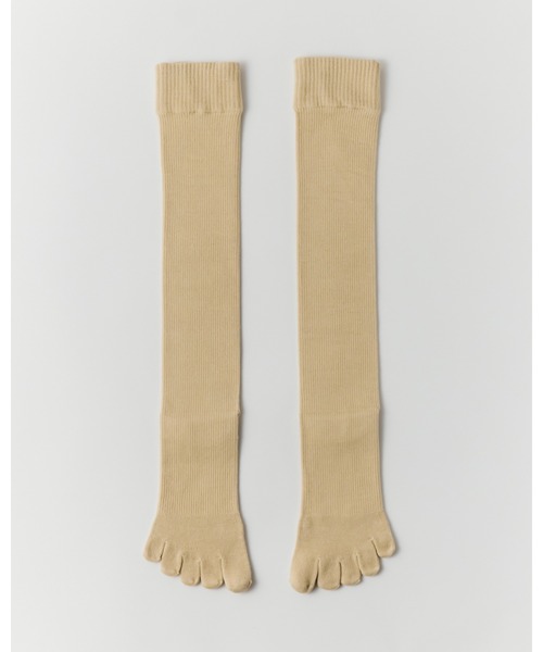 UNQUITTE(アンキュイット)の「【UNQUITTE】legitude socks grey アンキュイット 着圧ソックス 5本指(ソックス/靴下・レディース・グレー/チャコール/ブラック/ライトベージュ/ラベンダー/ライトグリーン・22-24cm/22-28cm/M(24cm)/L(25cm))」の16枚目の写真