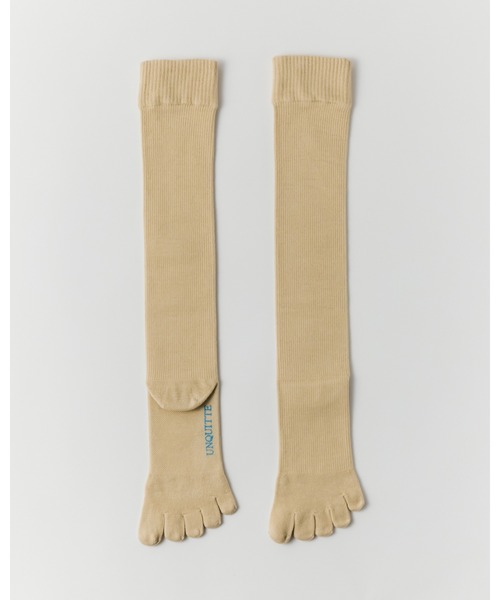 UNQUITTE(アンキュイット)の「【UNQUITTE】legitude socks grey アンキュイット 着圧ソックス 5本指(ソックス/靴下・レディース・グレー/チャコール/ブラック/ライトベージュ/ラベンダー/ライトグリーン・22-24cm/22-28cm/M(24cm)/L(25cm))」の15枚目の写真