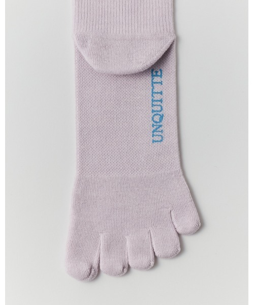 UNQUITTE(アンキュイット)の「【UNQUITTE】legitude socks grey アンキュイット 着圧ソックス 5本指(ソックス/靴下・レディース・グレー/チャコール/ブラック/ライトベージュ/ラベンダー/ライトグリーン・22-24cm/22-28cm/M(24cm)/L(25cm))」の10枚目の写真