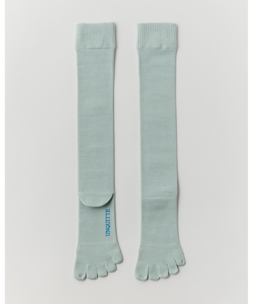 UNQUITTE(アンキュイット)の「【UNQUITTE】legitude socks grey アンキュイット 着圧ソックス 5本指(ソックス/靴下・レディース・グレー/チャコール/ブラック/ライトベージュ/ラベンダー/ライトグリーン・22-24cm/22-28cm/M(24cm)/L(25cm))」の9枚目の写真