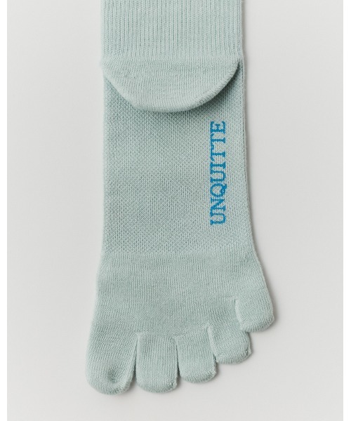 UNQUITTE(アンキュイット)の「【UNQUITTE】legitude socks grey アンキュイット 着圧ソックス 5本指(ソックス/靴下・レディース・グレー/チャコール/ブラック/ライトベージュ/ラベンダー/ライトグリーン・22-24cm/22-28cm/M(24cm)/L(25cm))」の7枚目の写真