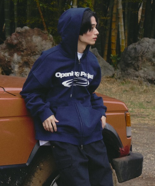 セール】Identity Hoodie Zip-up / アイデンティティ ダブルジップ