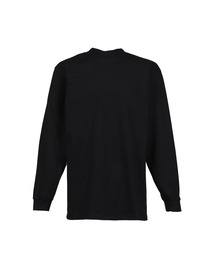 HEAVYWEIGHT COTTON LONG SLEEVE CREW NECK T-SHIRT