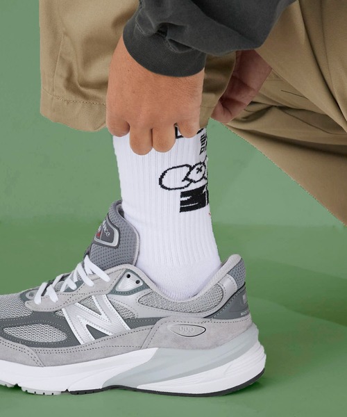 LONELY/論理(ロンリー)の「LONELY(論理)/ロンリー POP ART SOCKS バックプリント クルーソックス(ソックス/靴下・メンズ・ホワイト/ブラック・FREE)」の11枚目の写真