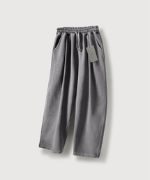 MOOD INSIDE（ムードインサイド）の「ピグメントワンタックスウェットワイドパンツ_グレー（その他パンツ）」