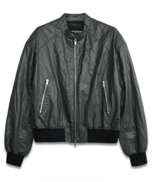 DOFFJASON(ドフジェーソン)の「パネルスポーティレザージャケット KHAKI(ライダースジャケット・メンズ・その他・MEDIUM/LARGE/X-LARGE/XX-LARGE)」の1枚目の写真