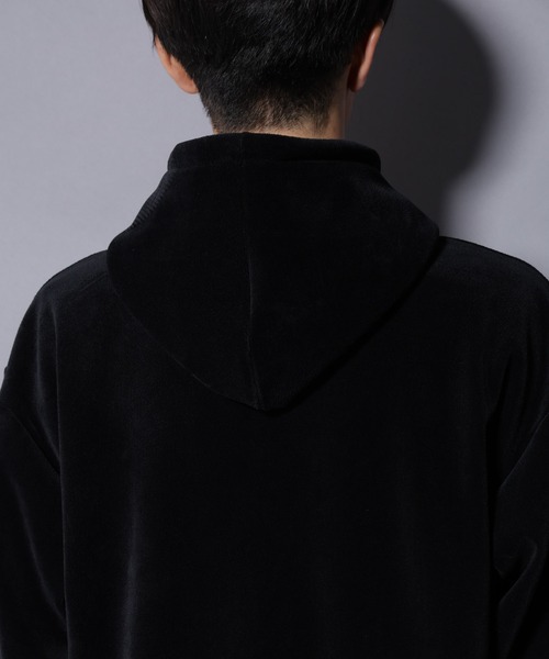 NANO universe（ナノユニバース）の「クロコ加工フリース ZIPパーカ（パーカー・メンズ・ブラック/ブラウン・M/L）」の19枚目の写真