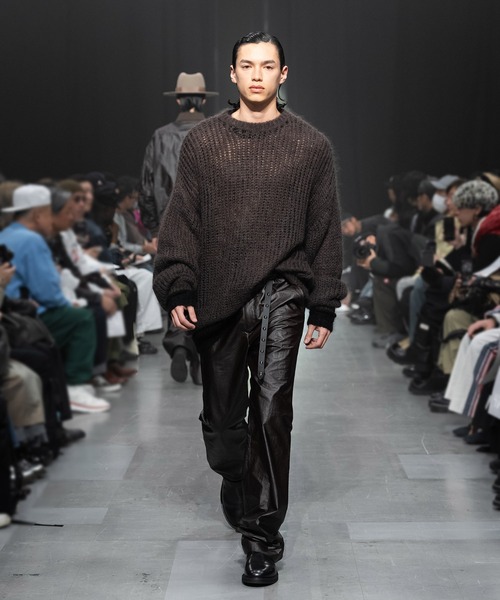 MSML(エムエスエムエル)の「MOHAIR KNIT(ニット/セーター・メンズ・ブラック/ターコイズブルー/ブラウン・M/L)」の1枚目の写真