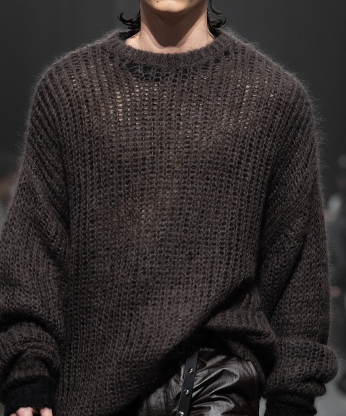 MSML(エムエスエムエル)の「MOHAIR KNIT(ニット/セーター・メンズ・ブラック/ターコイズブルー/ブラウン・M/L)」の11枚目の写真