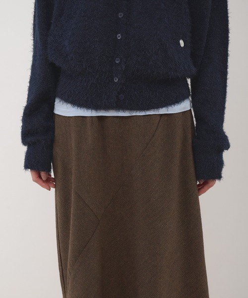 MUHET（ミュエータ）の「assorted bias detail skirt / アソートバイアススカート（スカート・レディース・ブラック/ブラウン・MEDIUM/LARGE）」の18枚目の写真