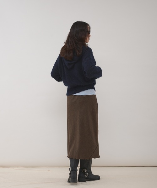 MUHET（ミュエータ）の「assorted bias detail skirt / アソートバイアススカート（スカート・レディース・ブラック/ブラウン・MEDIUM/LARGE）」の10枚目の写真