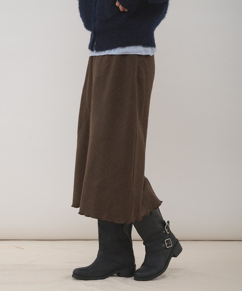 MUHET（ミュエータ）の「assorted bias detail skirt / アソートバイアススカート（スカート・レディース・ブラック/ブラウン・MEDIUM/LARGE）」の16枚目の写真