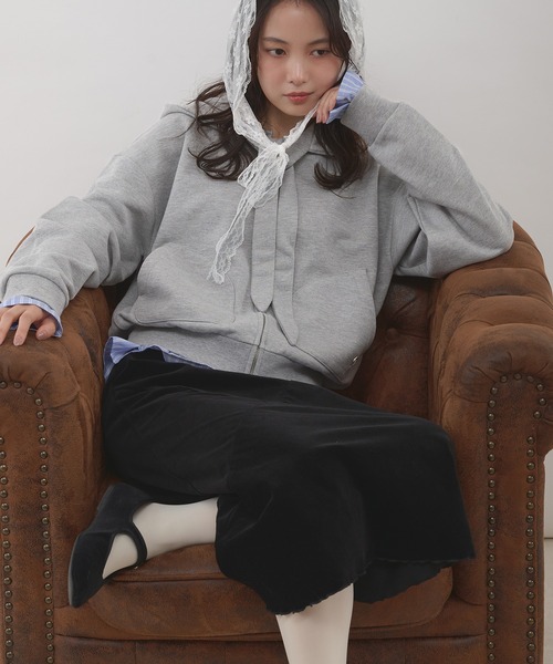 MUHET（ミュエータ）の「assorted bias detail skirt / アソートバイアススカート（スカート・レディース・ブラック/ブラウン・MEDIUM/LARGE）」の15枚目の写真