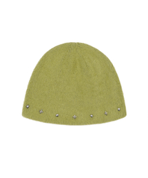 Midnight Move（ミッドナイトムーブ）の「ey cr beanie (olive)（ニットキャップ/ビーニー）」