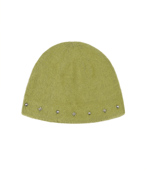Midnight Move(ミッドナイトムーブ)の「ey cr beanie (olive)(ニットキャップ/ビーニー・レディース・その他・FREE)」の3枚目の写真