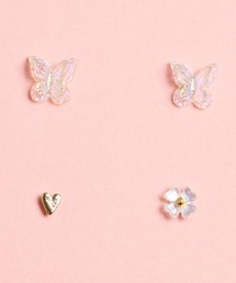 gargle（ガーグル）の「gargle ガーグル：GARGLE COREシリーズ　韓国アクセ　蝶々セット　チョウ　ピアス（ピアス（両耳用））」