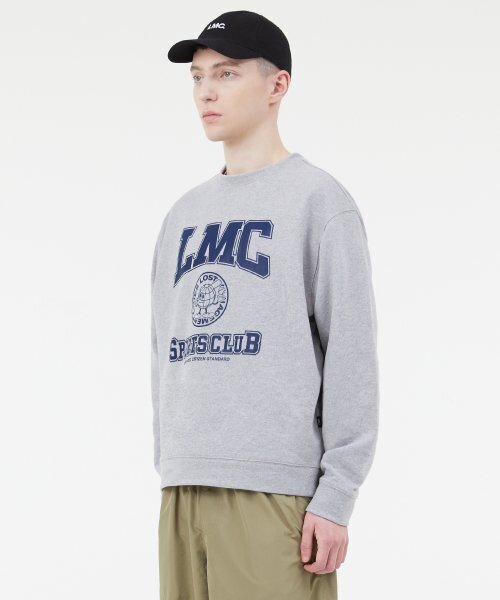LMCの「EARTH MAN COLLEGE SWEATSHIRT heather gray(スウェット・レディース・その他・LARGE/SMALL)」の4枚目の写真