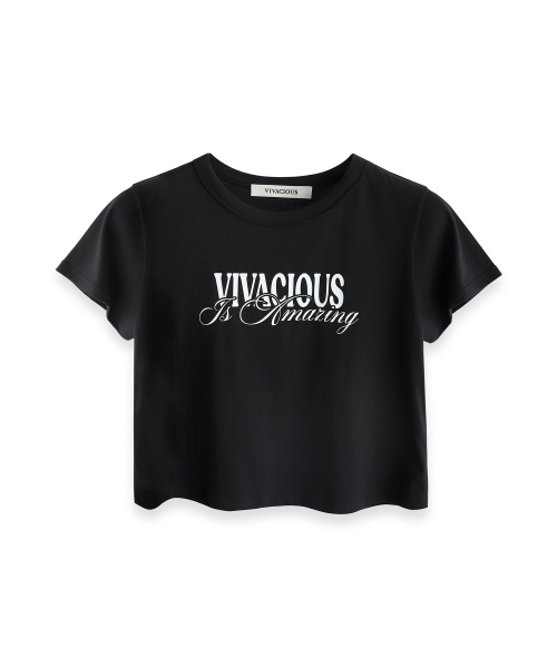 Vivacious（ビバシャス）の「Chill Crop Tee WHITE x RED（Tシャツ/カットソー・レディース・ホワイト・SMALL/MEDIUM）」の5枚目の写真