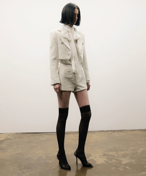 UNTAGE（アンテージ）の「ブークレツイードショートパンツ[ホワイト(WOMAN)]_UWS-FP06（その他パンツ・レディース・その他・SMALL/MEDIUM）」の4枚目の写真