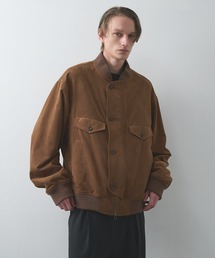 【UJOH HOMME】別注 4 Pockets Zip-up Rib Blouson