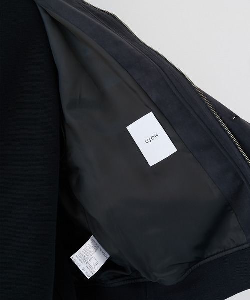 UJOH(ウジョー)の「【UJOH HOMME】別注 4 Pockets Zip-up Rib Blouson(ブルゾン・メンズ・ブラック/ブラウン/アイボリー・4/5)」の10枚目の写真