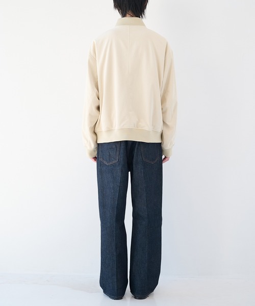 UJOH(ウジョー)の「【UJOH HOMME】別注 4 Pockets Zip-up Rib Blouson(ブルゾン・メンズ・ブラック/ブラウン/アイボリー・4/5)」の5枚目の写真