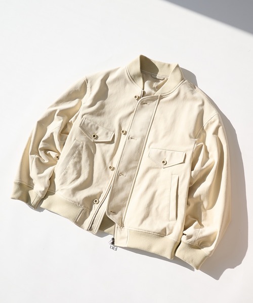 セール】【UJOH HOMME】別注 4 Pockets Zip-up Rib Blouson（ブルゾン