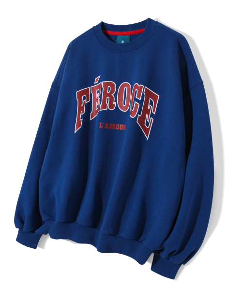 Diamond Layla（ダイアモンドレイラ）の「Feroce Arch Logo Sweatshirt T83 - Blue（スウェット・レディース・その他・LARGE/X-LARGE）」の2枚目の写真