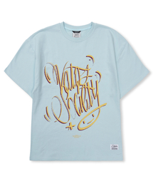 STIGMA（スティグマ）の「Pin Smile Semi-oversized T-shirts Sky Blue（Tシャツ/カットソー）」