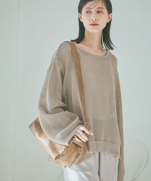 LAKOLE（ラコレ）の「フェイクレザースクエアショルダーバッグ / 633373（ショルダーバッグ・レディース・ライトブラウン/オフホワイト/ブラック・FREE）」の8枚目の写真