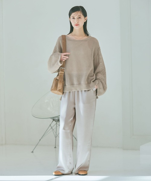 LAKOLE（ラコレ）の「フェイクレザースクエアショルダーバッグ / 633373（ショルダーバッグ・レディース・ライトブラウン/オフホワイト/ブラック・FREE）」の7枚目の写真