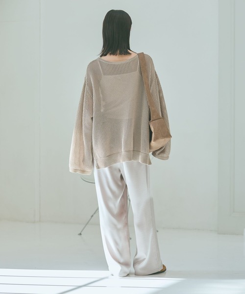 LAKOLE（ラコレ）の「フェイクレザースクエアショルダーバッグ / 633373（ショルダーバッグ・レディース・ライトブラウン/オフホワイト/ブラック・FREE）」の6枚目の写真