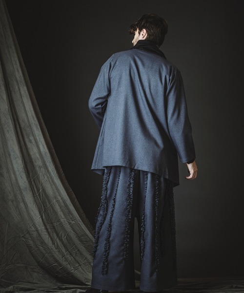 NO ID.(ノーアイディ)の「【NO ID.】Flexible Layered Gown / フレキシブル レイヤード ガウン(カーディガン/ボレロ・メンズ・ブラック/その他22/グレー・ONE SIZE)」の16枚目の写真