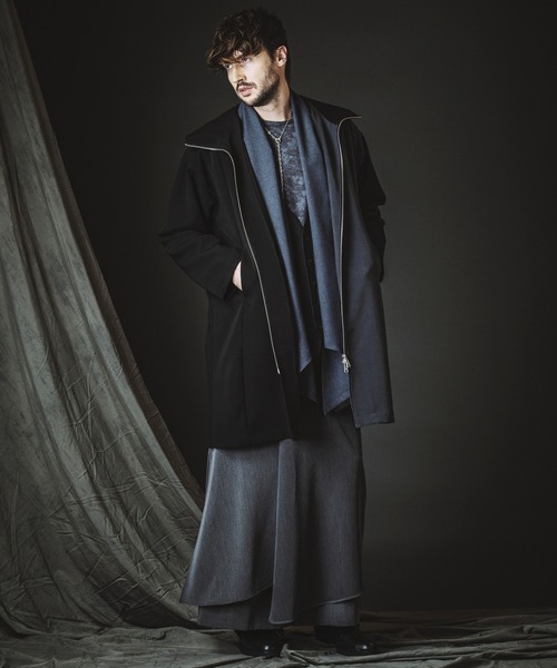 NO ID.(ノーアイディ)の「【NO ID.】Flexible Layered Gown / フレキシブル レイヤード ガウン(カーディガン/ボレロ・メンズ・ブラック/その他22/グレー・ONE SIZE)」の20枚目の写真