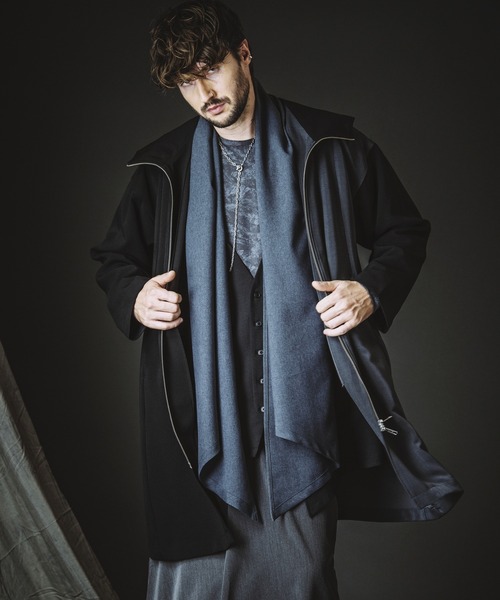 NO ID.(ノーアイディ)の「【NO ID.】Flexible Layered Gown / フレキシブル レイヤード ガウン(カーディガン/ボレロ・メンズ・ブラック/その他22/グレー・ONE SIZE)」の22枚目の写真