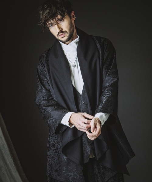 NO ID.(ノーアイディ)の「【NO ID.】Flexible Layered Gown / フレキシブル レイヤード ガウン(カーディガン/ボレロ・メンズ・ブラック/その他22/グレー・ONE SIZE)」の6枚目の写真