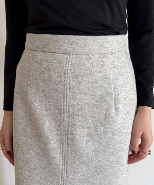 セール】ソフトニットメルトンスカート（スカート）｜fredy emue