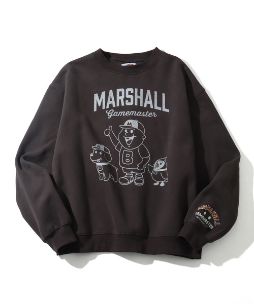 MARSHALL GAMEMASTER(マーシャルゲームマスター)の「【MARSHALL GAMEMASTER/マーシャル ゲームマスター】Vintage Mascot Crewneck Sweat/ヴィンテージ マスコット クルーネック スウェット(スウェット・メンズ・アッシュグレー/ブラック/チャコールグレー・XL/L/M)」の9枚目の写真