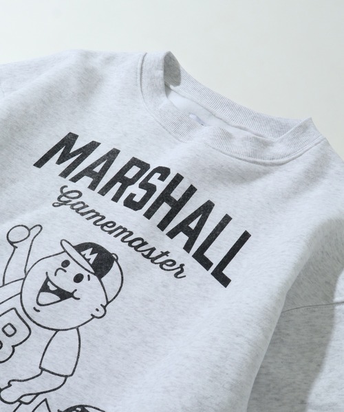 MARSHALL GAMEMASTER(マーシャルゲームマスター)の「【MARSHALL GAMEMASTER/マーシャル ゲームマスター】Vintage Mascot Crewneck Sweat/ヴィンテージ マスコット クルーネック スウェット(スウェット・メンズ・アッシュグレー/ブラック/チャコールグレー・XL/L/M)」の14枚目の写真