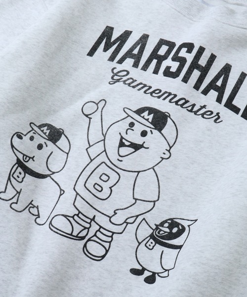 MARSHALL GAMEMASTER(マーシャルゲームマスター)の「【MARSHALL GAMEMASTER/マーシャル ゲームマスター】Vintage Mascot Crewneck Sweat/ヴィンテージ マスコット クルーネック スウェット(スウェット・メンズ・アッシュグレー/ブラック/チャコールグレー・XL/L/M)」の15枚目の写真