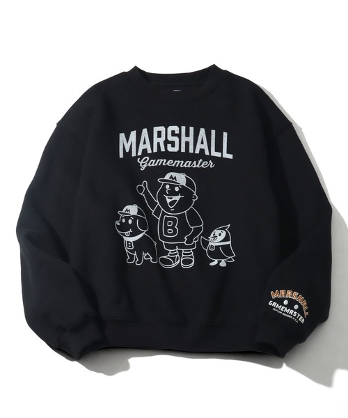 MARSHALL GAMEMASTER(マーシャルゲームマスター)の「【MARSHALL GAMEMASTER/マーシャル ゲームマスター】Vintage Mascot Crewneck Sweat/ヴィンテージ マスコット クルーネック スウェット(スウェット・メンズ・アッシュグレー/ブラック/チャコールグレー・XL/L/M)」の8枚目の写真