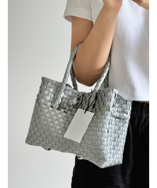 ORTICA（オルティカ）の「[Handmade] Pasar Bag -Silver Grey XS（トートバッグ・レディース・その他・FREE）」の2枚目の写真