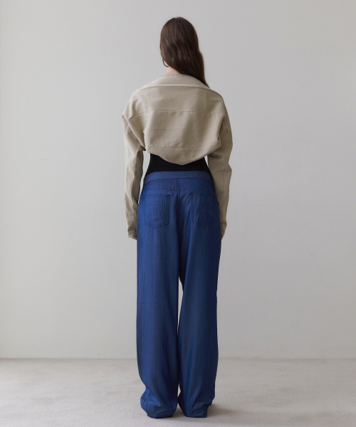 REVOIRSIS（ルヴォアシス）の「RVIS reversible cutting bolero beige（カーディガン/ボレロ・レディース・ベージュ・FREE）」の5枚目の写真