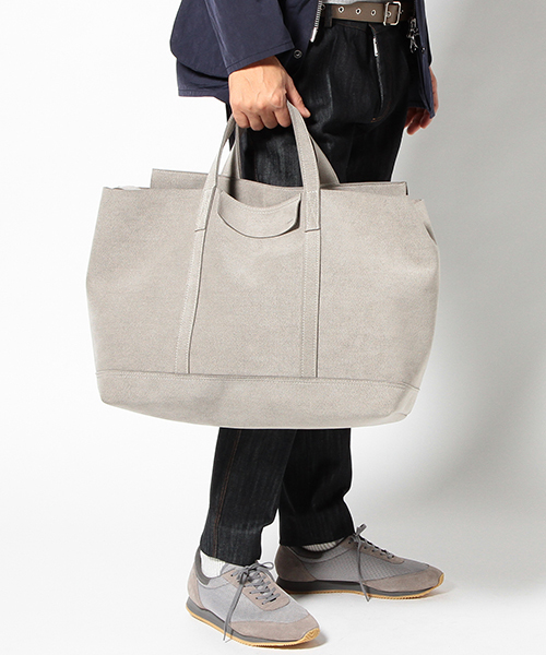 International Gallery BEAMS(インターナショナルギャラリービームス)の「ithelicy / MAC TO-TO(トートバッグ・メンズ・グレー/ブラウン系その他・ONE SIZE)」の3枚目の写真