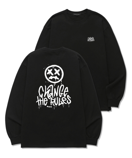 OUSE(オウズ)の「CHANGE THE RULES ロングスリーブ (DLS030) ブラック(Tシャツ/カットソー・レディース・その他・SMALL/MEDIUM/LARGE/X-LARGE/XX-LARGE)」の1枚目の写真